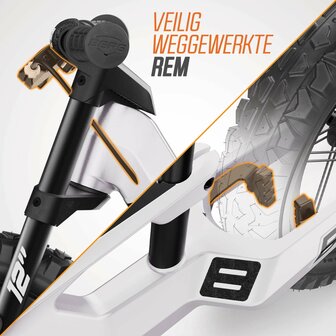 BERG Biky Cross White Handbrake