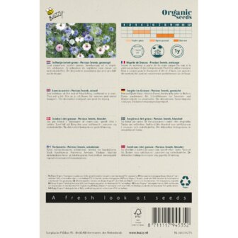 Buzzy Organic Nigella, Juffertje-in-het groen BIO
