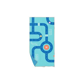 Speelhanddoek Medium &#039;Road&#039;