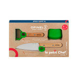 Kinderkeukenset, Opinel Le Petit Chef, 3-delig Groen