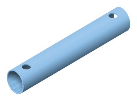 buis 35cm lichtblauw