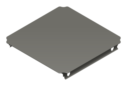 paneel 40 x 40 grijs
