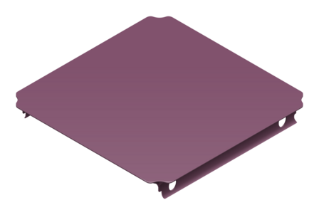 paneel 40 x 40 paars