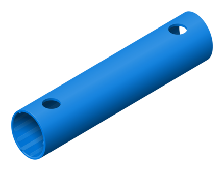 Buis 25 cm - Blauw