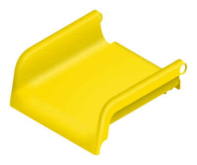 uitloop glijbaan geel