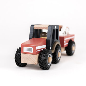 TRACTOR MET AANHANGWAGEN