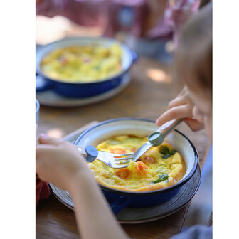 Kinderbestek 3-delig, Opinel, Le Petit Gourmet, blauw, doos