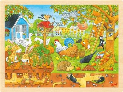 Puzzel onze tuin boven - onder