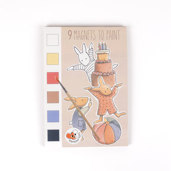 Magneten om te verven