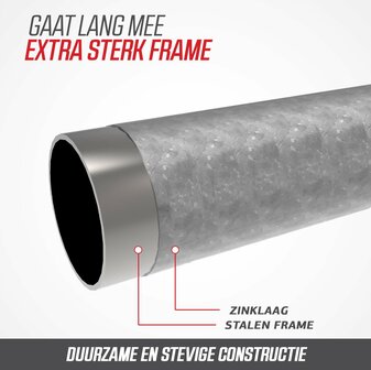 BERG Champion Regular 330 grijs + veiligheidsnet deluxe