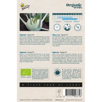 Buzzy&reg; Organic Koolrabi Korist F1 (BIO)