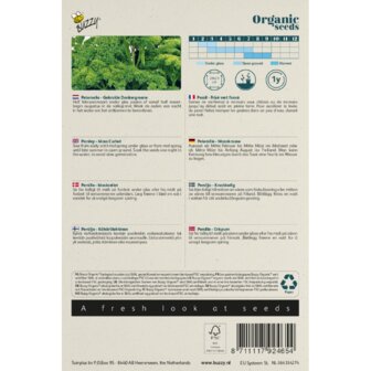 Buzzy&reg; Organic Peterselie Gekrulde Donkergroene (BIO)