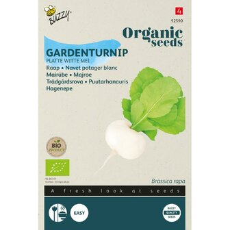 Buzzy&reg; Organic Raap Platte Witte Mei (BIO)