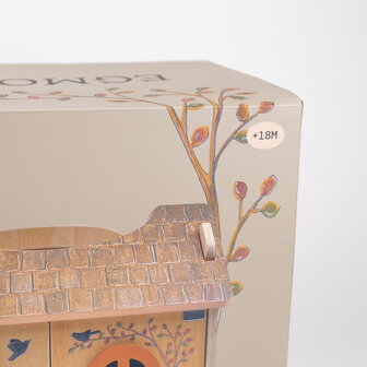 Poppenhuis met eekhoorns