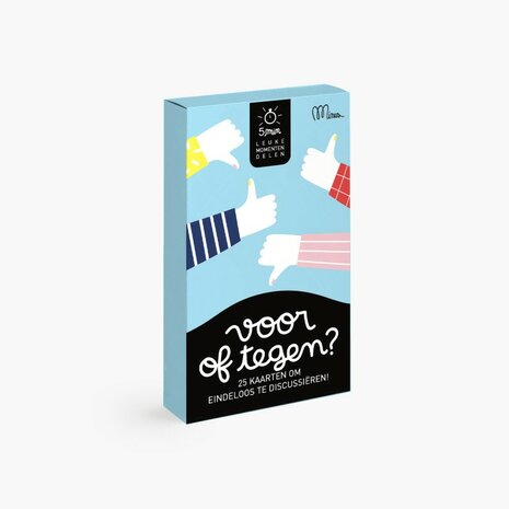 VOOR OF TEGEN