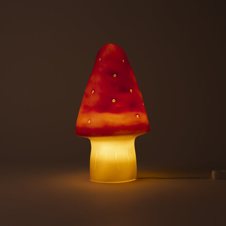 Lamp Paddenstoel klein rode baksteen