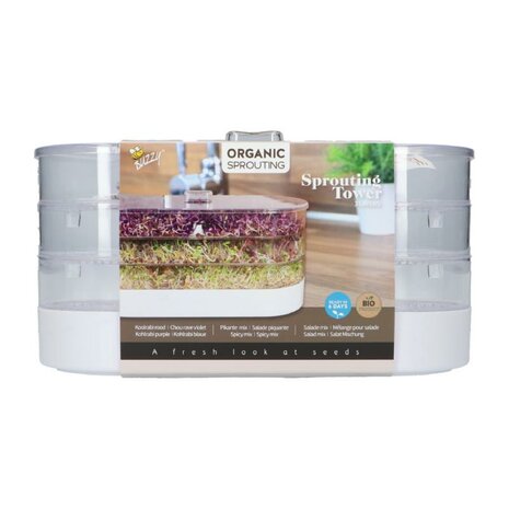 Buzzy&reg; Organic Sprouting Tower 3 laags BIO