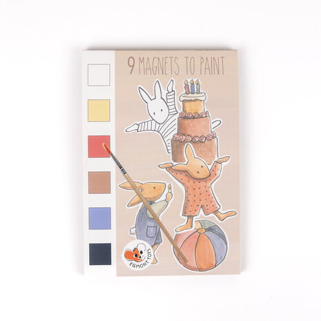 Magneten om te verven