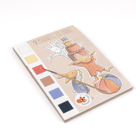 Magneten om te verven