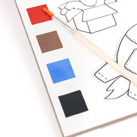 Magneten om te verven