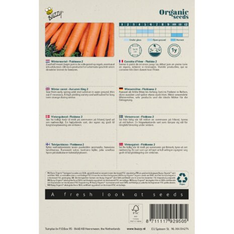 Buzzy&reg; Organic Winterwortelen Flakkesee 2 (BIO)