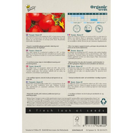 Buzzy&reg; Organic Tomaten Roma VF (BIO)