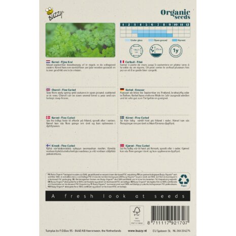 Buzzy&reg; Organic Kervel Fijne Krul (BIO)