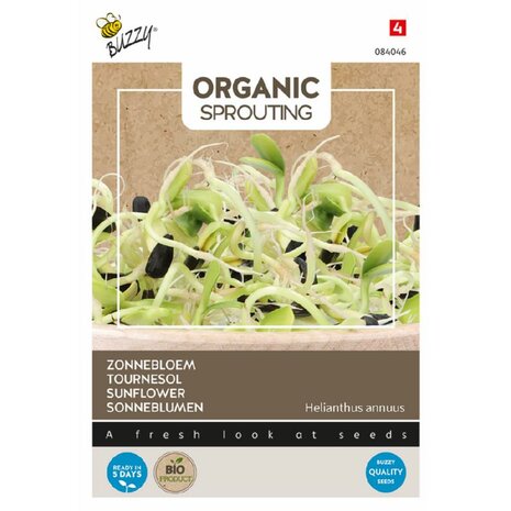 Buzzy&reg; Organic Sprouting Zonnebloem (BIO)