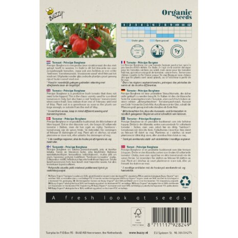 Buzzy&reg; Organic Tomaten Principe Borghese (BIO)