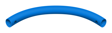 gebogen buis blauw