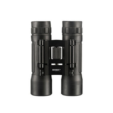 Verrekijker 10x25 zwart rubber