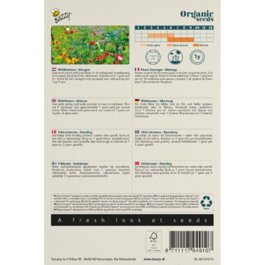 Buzzy Organic Wildbloemen Mengsel BIO
