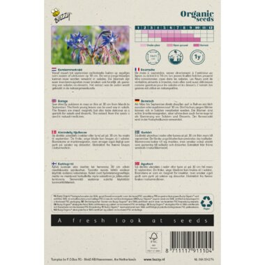 Buzzy Organic Komkommerkruid BIO