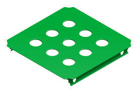 Gatenpaneel 40 × 40 cm groen