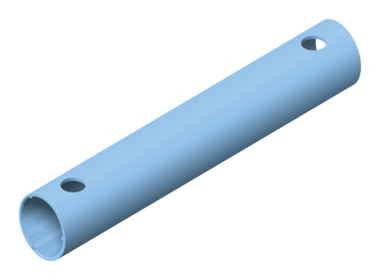 buis 35cm lichtblauw