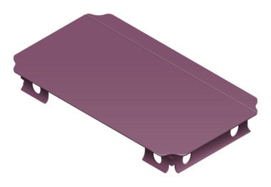 paneel 40 x 20 paars