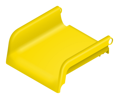 uitloop glijbaan geel