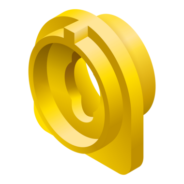 glijbaan uitloop schroef tegenstuk