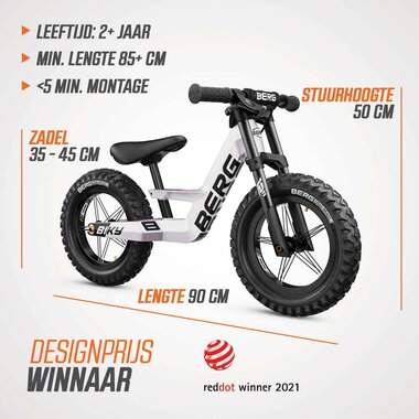 BERG Biky Cross White Handbrake