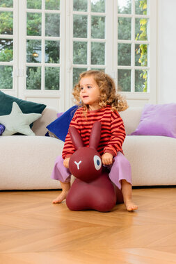 Hoppi Bunny Burgundy