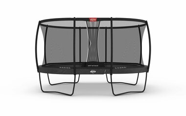 BERG Champion Regular groot 470 grijs + Deluxe veiligheidsnet 
