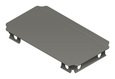 paneel 40 x 20 grijs