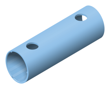 buis 15cm lichtblauw