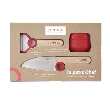 Kinderkeukenset, Opinel Le Petit Chef, 3-delig