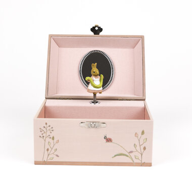 Muzikaal juwelenkoffertje konijn & lieveheersbeestje