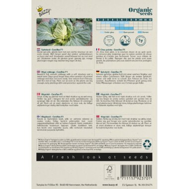 Buzzy® Organic Spitskool Caraflex F1 (BIO)