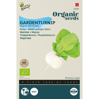 Buzzy® Organic Raap Platte Witte Mei (BIO)