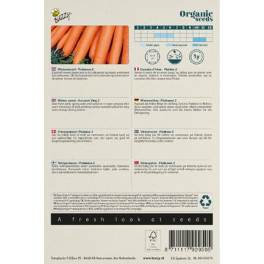 Buzzy® Organic Winterwortelen Flakkesee 2 (BIO)