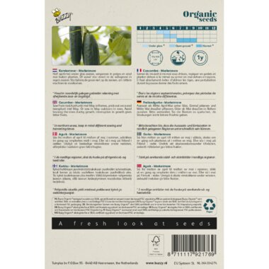 Buzzy® Organic Komkommer Marketmore (BIO)