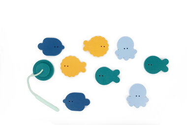 Visspel badstickers Deep Sea